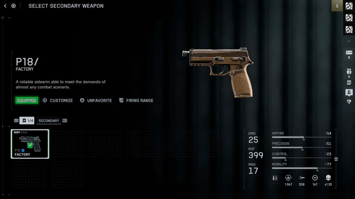 P18 Pistol